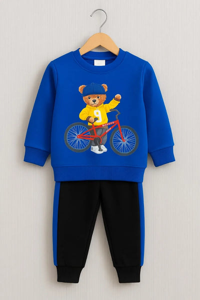 Little Cute Bear Ultra Soft Fleece Tracksuit for Boys