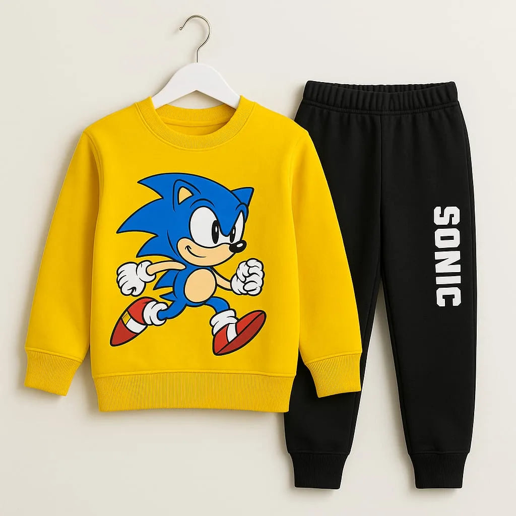 Sonic winter Fleece Trackuite For Boys