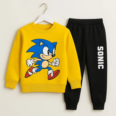 Sonic winter Fleece Trackuite For Boys