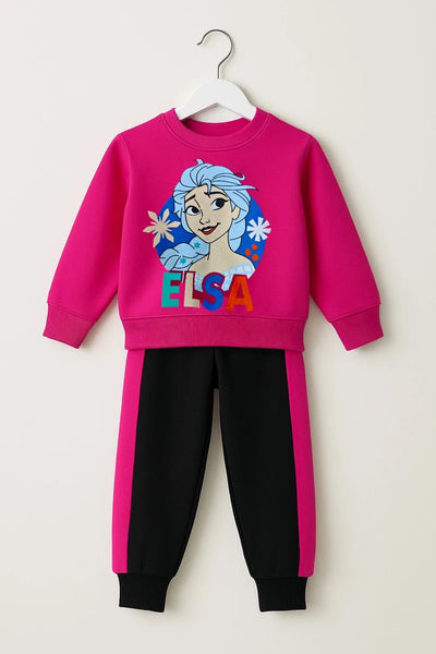 ELSA Doll Ultra Soft Fleece Tracksuits for Girls