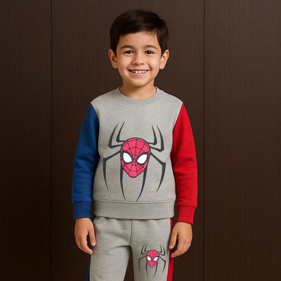 Spider Man Warm Fleece Tracksuits for Boys