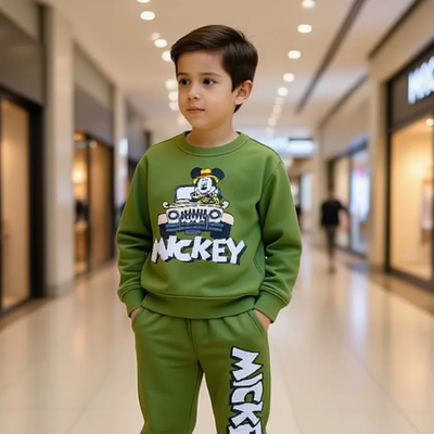 Funky Mickey in Car Full Sleeve Warm Set