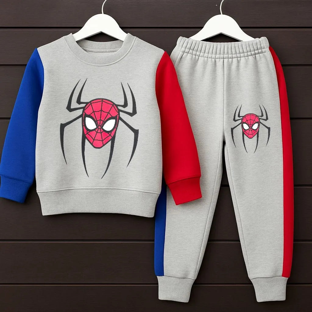 Spider Man Warm Fleece Tracksuits for Boys
