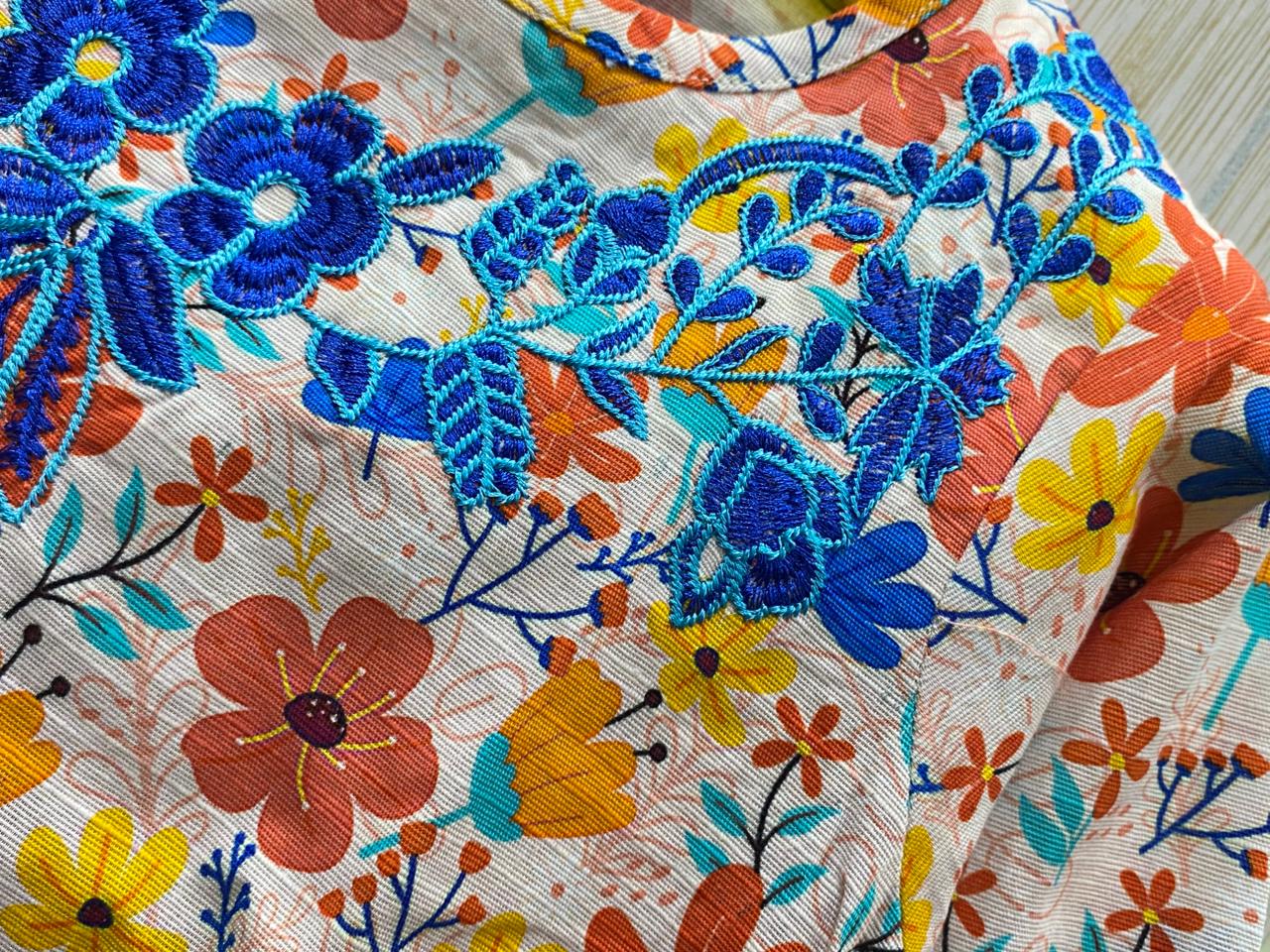 Embroidered CO-ORD SET for Girls