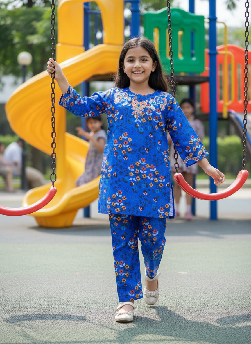 Embroidered CO-ORD SET for Girls