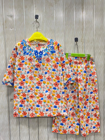 Embroidered CO-ORD SET for Girls