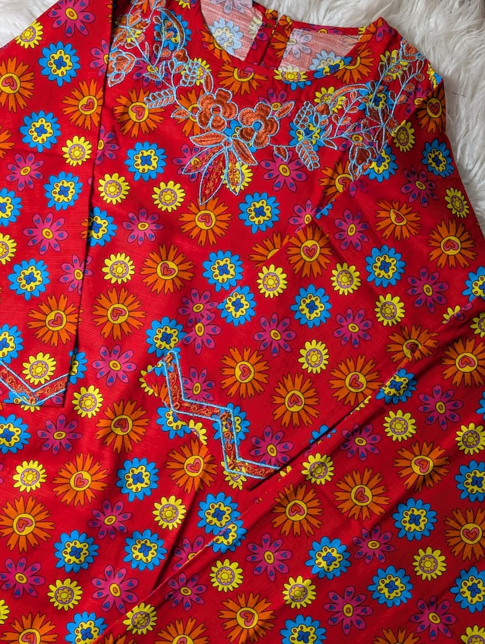 Embroidered C0-ORD SET for Girls