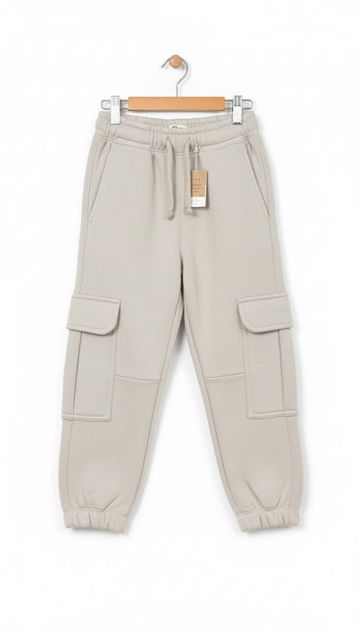Cargo Fleece Trouser For Boys Cozy Fit with Elastic Waist for Everyday Wear